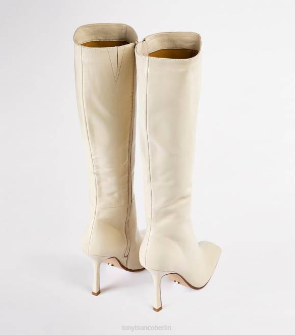 kniehohe Stiefel| de Tony Bianco Frauen Havanna-Kalbsstiefel Vanillenappa 4624455